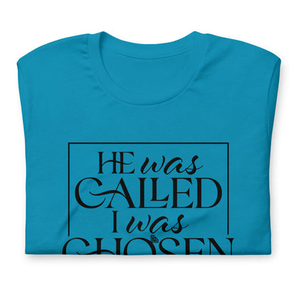 "I Was Chosen" Black Letter Tee