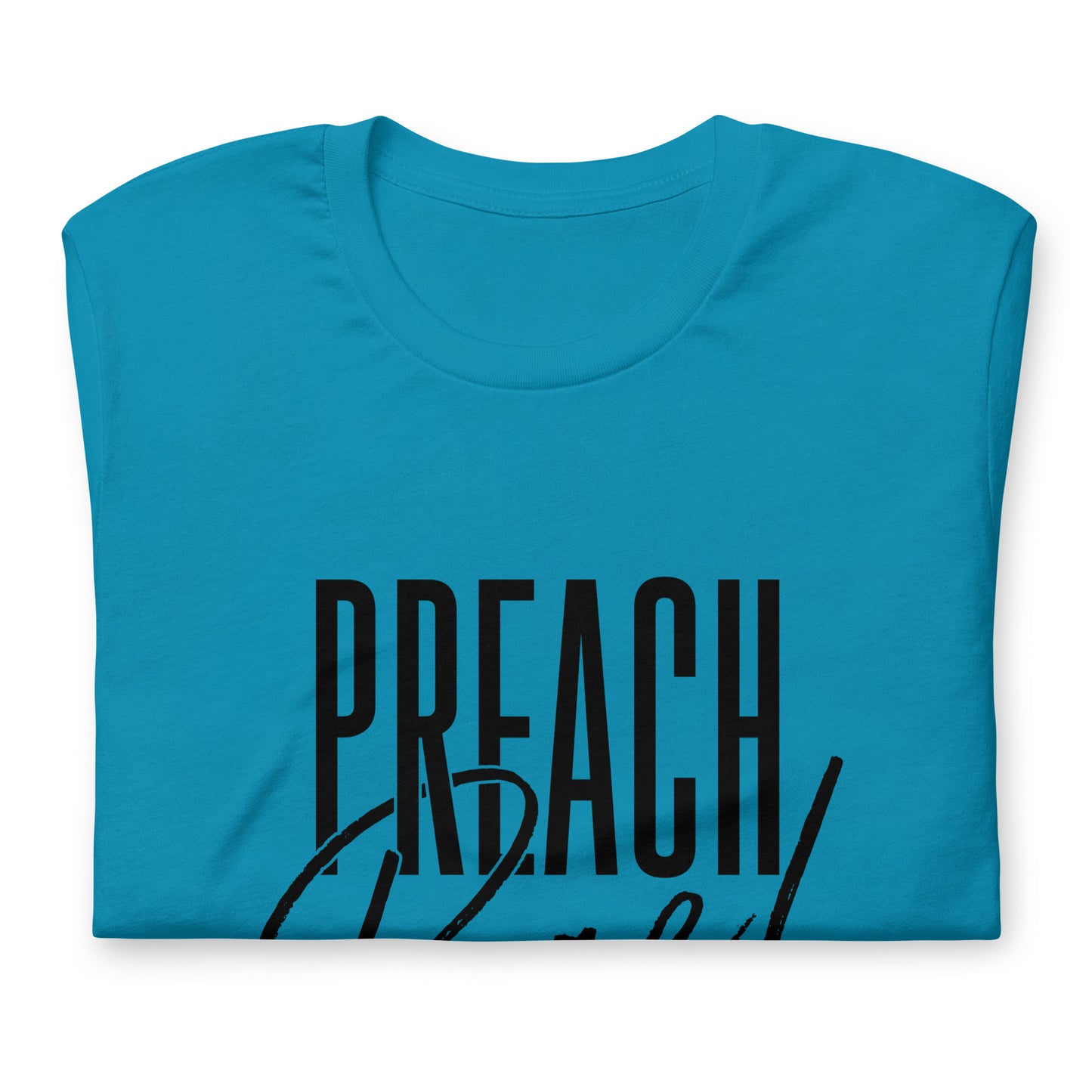 "Preach Bae!" Black Letter Tee