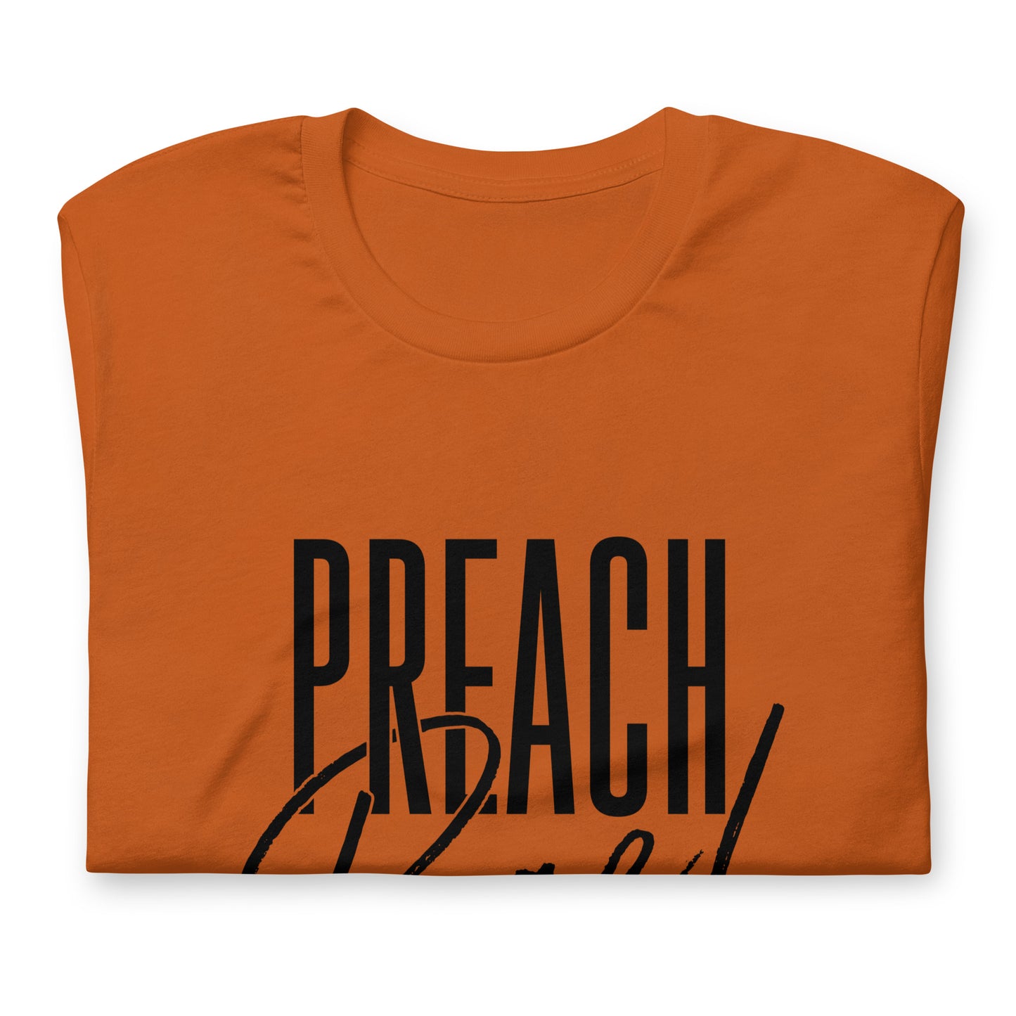 "Preach Bae!" Black Letter Tee