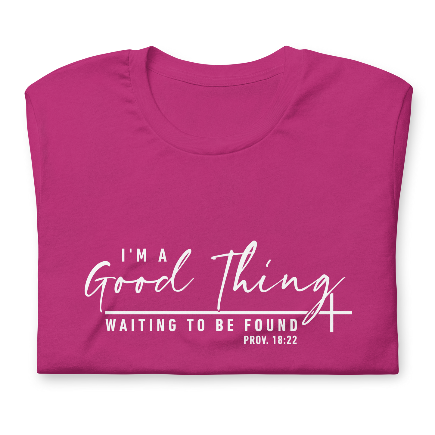 "Good Thing" White Letter Tee