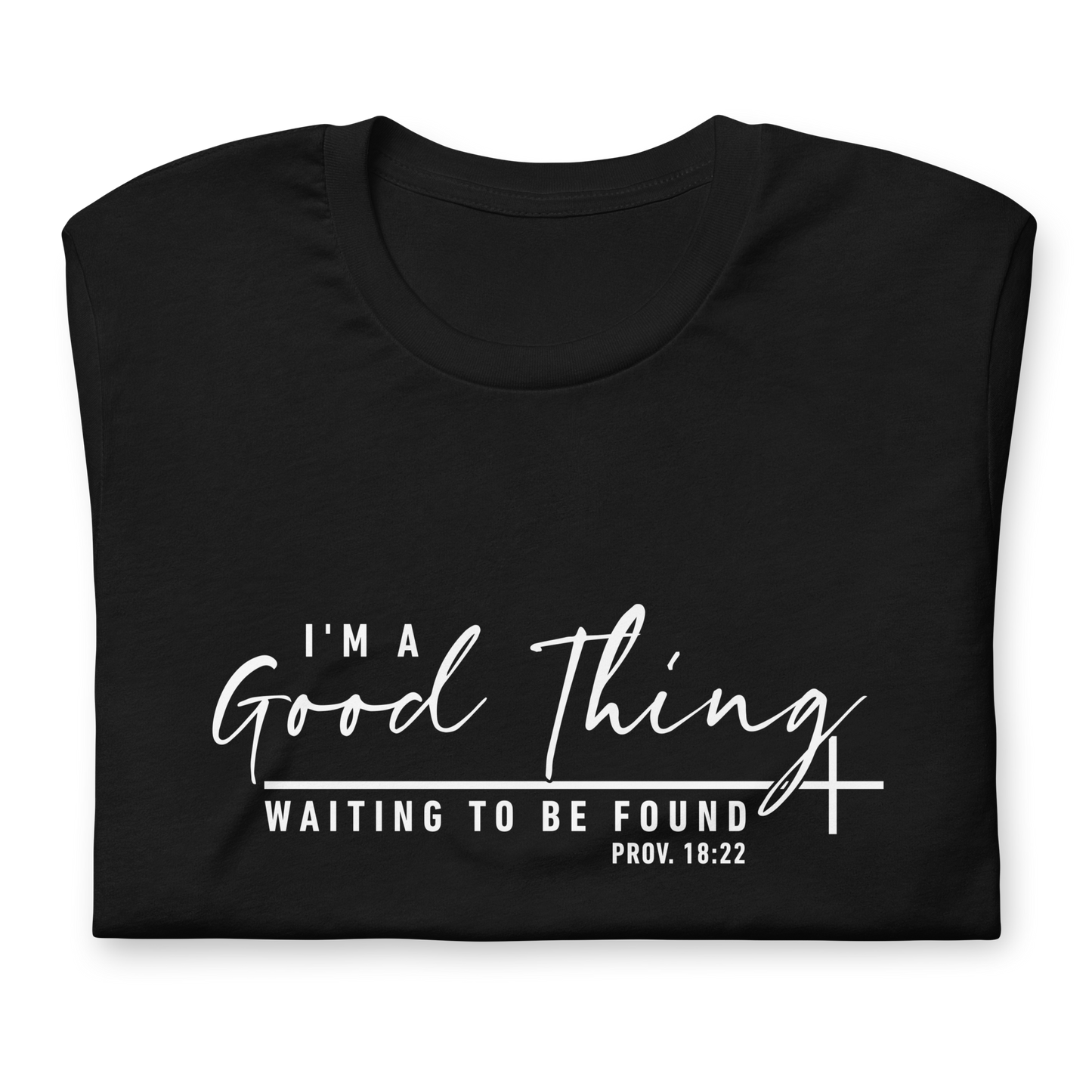 "Good Thing" White Letter Tee