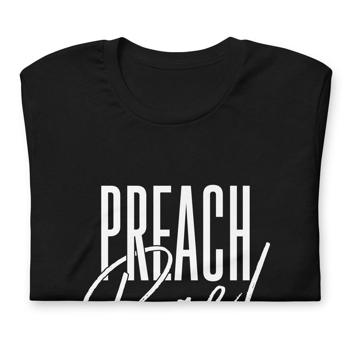 "Preach Bae!" White Letter Tee