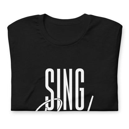 "Sing Bae!" White Letter Tee