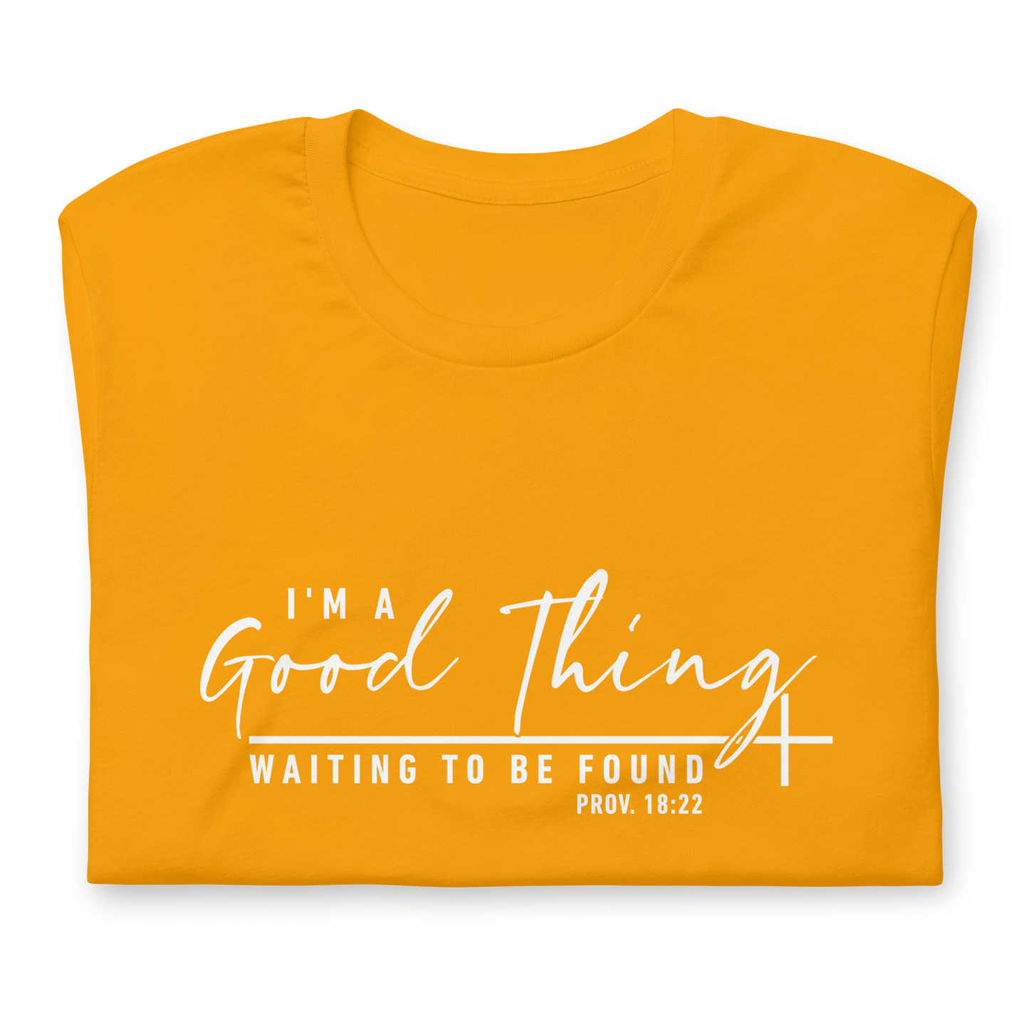 "Good Thing" White Letter Tee