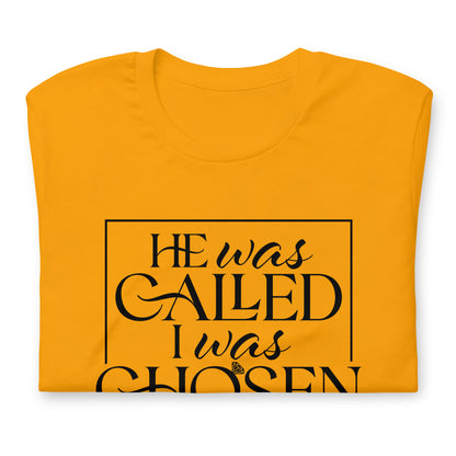 "I Was Chosen" Black Letter Tee