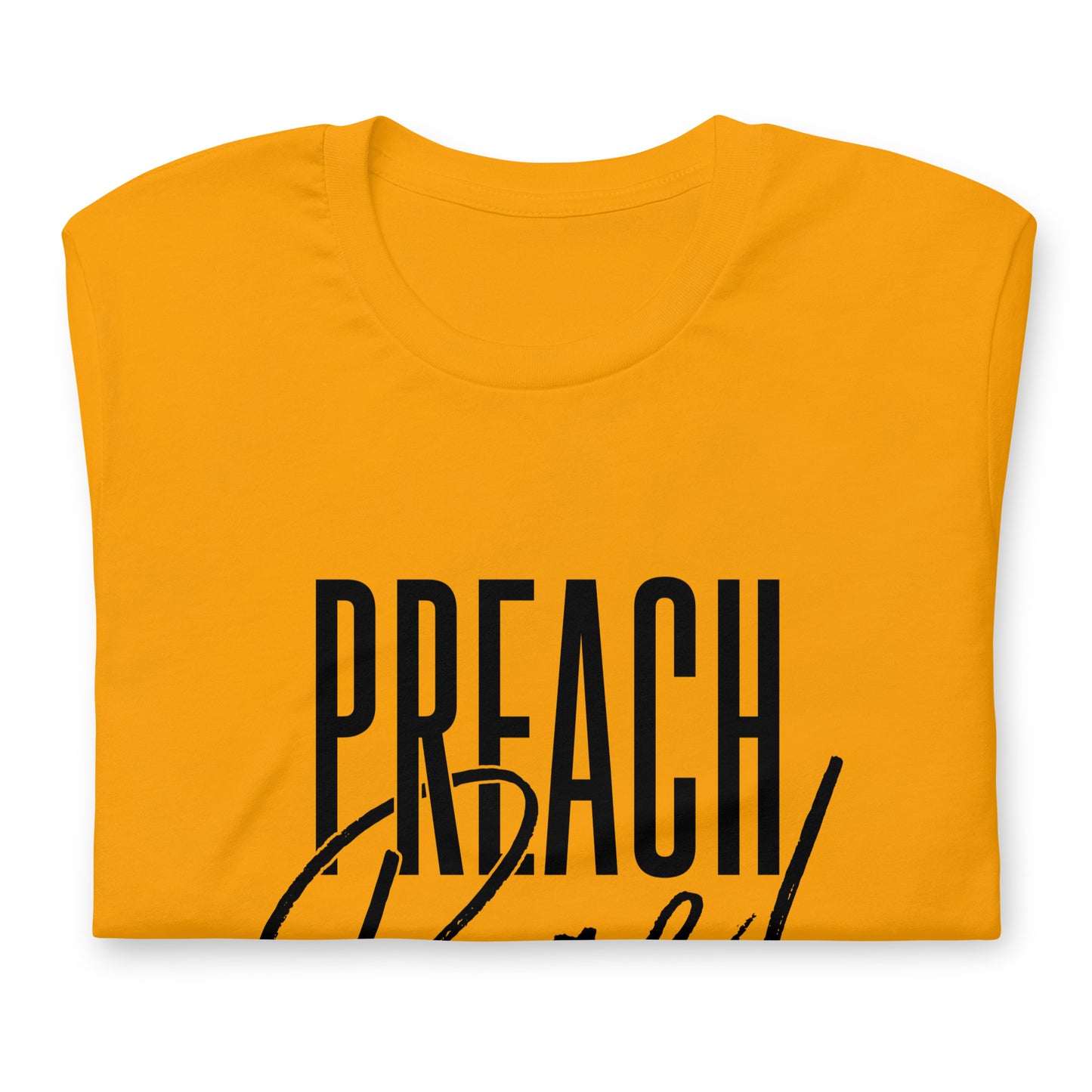 "Preach Bae!" Black Letter Tee