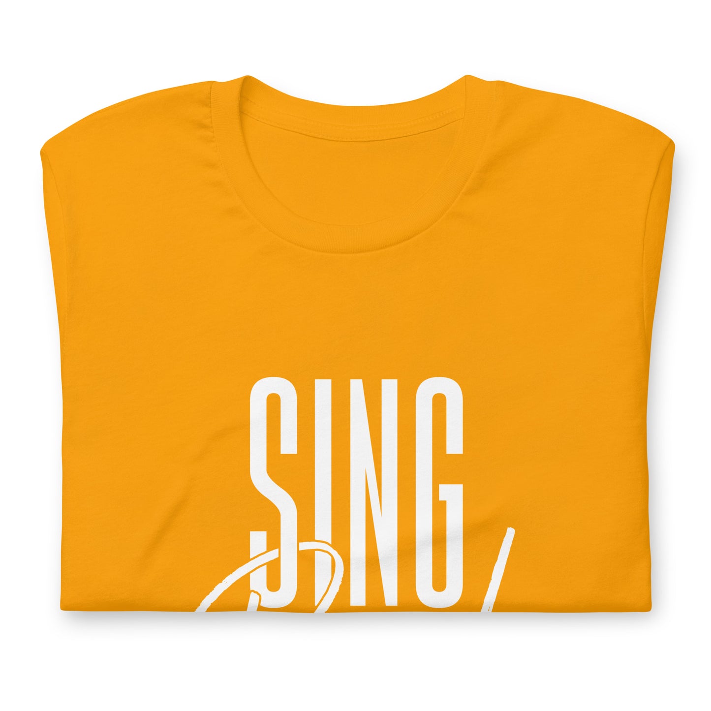 "Sing Bae!" White Letter Tee