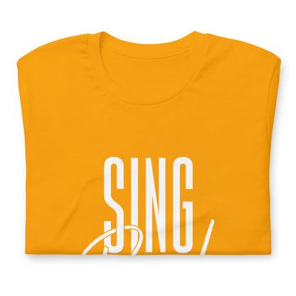 "Sing Bae!" White Letter Tee