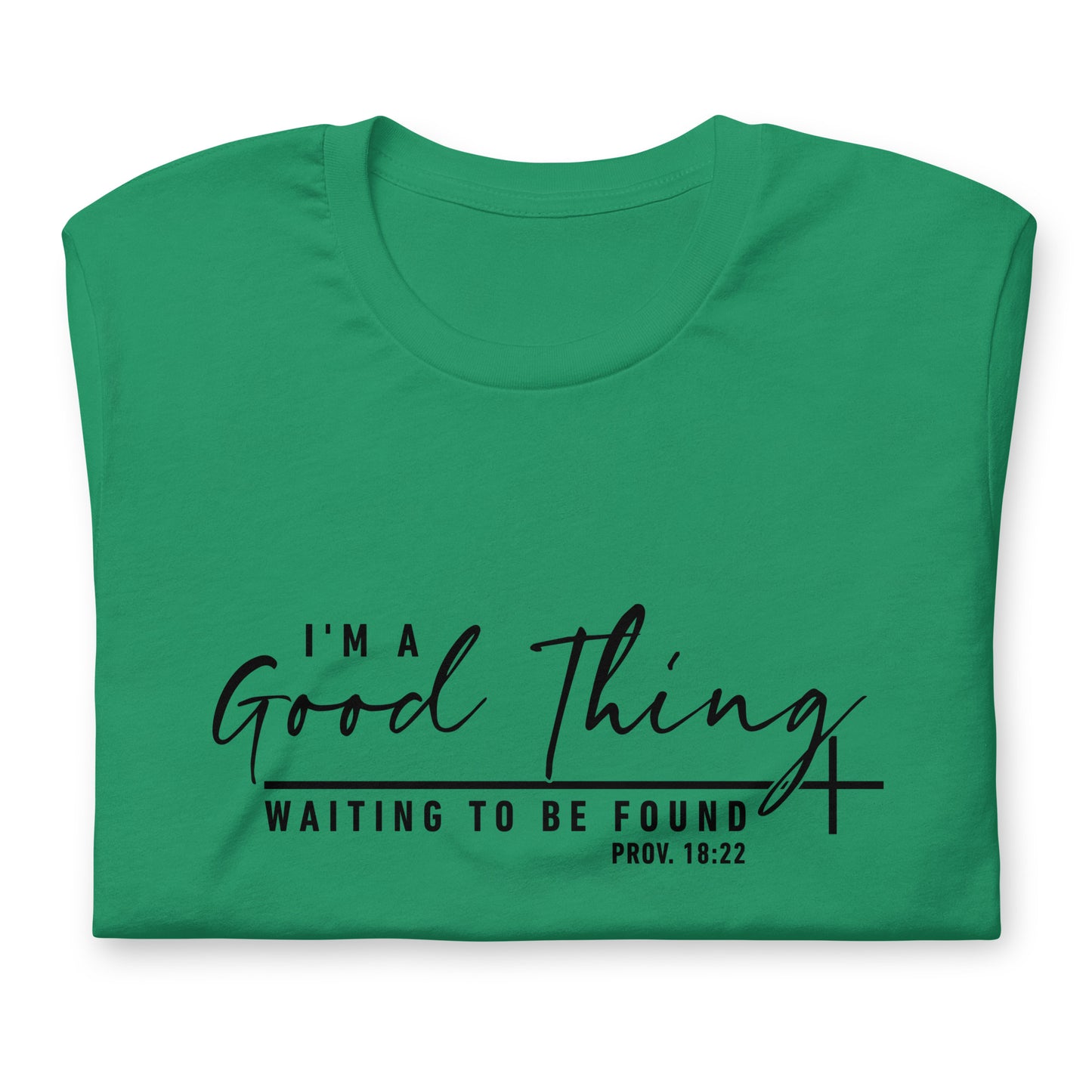 "Good Thing" Black Letter Tee