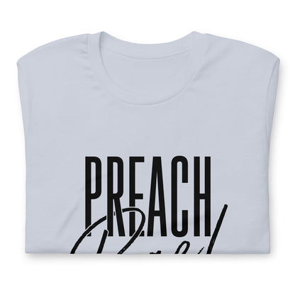 "Preach Bae!" Black Letter Tee