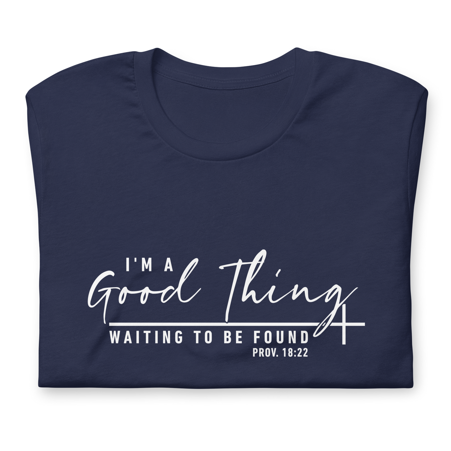 "Good Thing" White Letter Tee