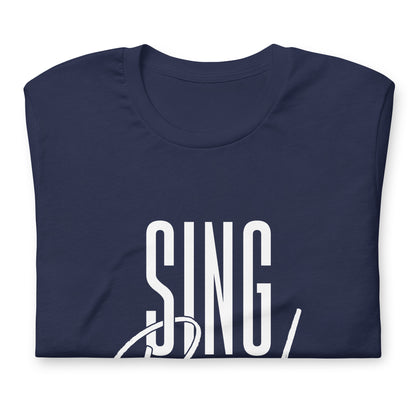 "Sing Bae!" White Letter Tee