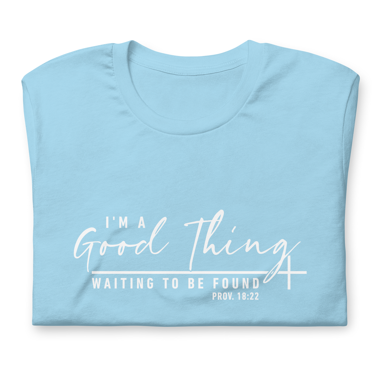 "Good Thing" White Letter Tee