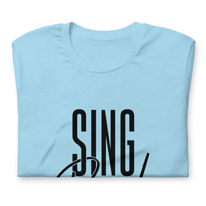 "Sing Bae!" Black Letter Tee