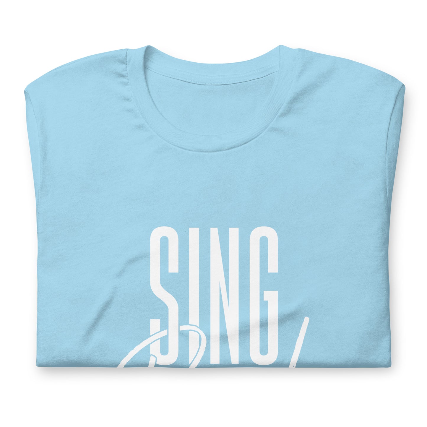 "Sing Bae!" White Letter Tee