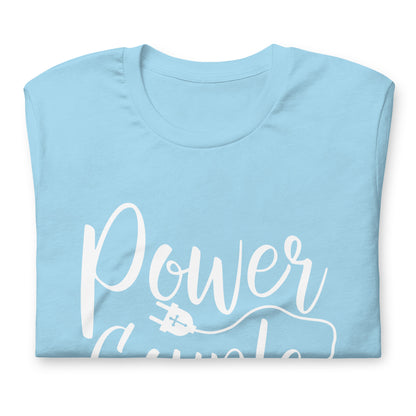 "Power Couple" White Letter Unisex Tee