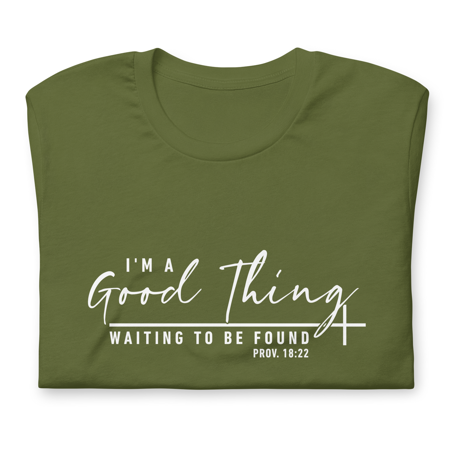 "Good Thing" White Letter Tee