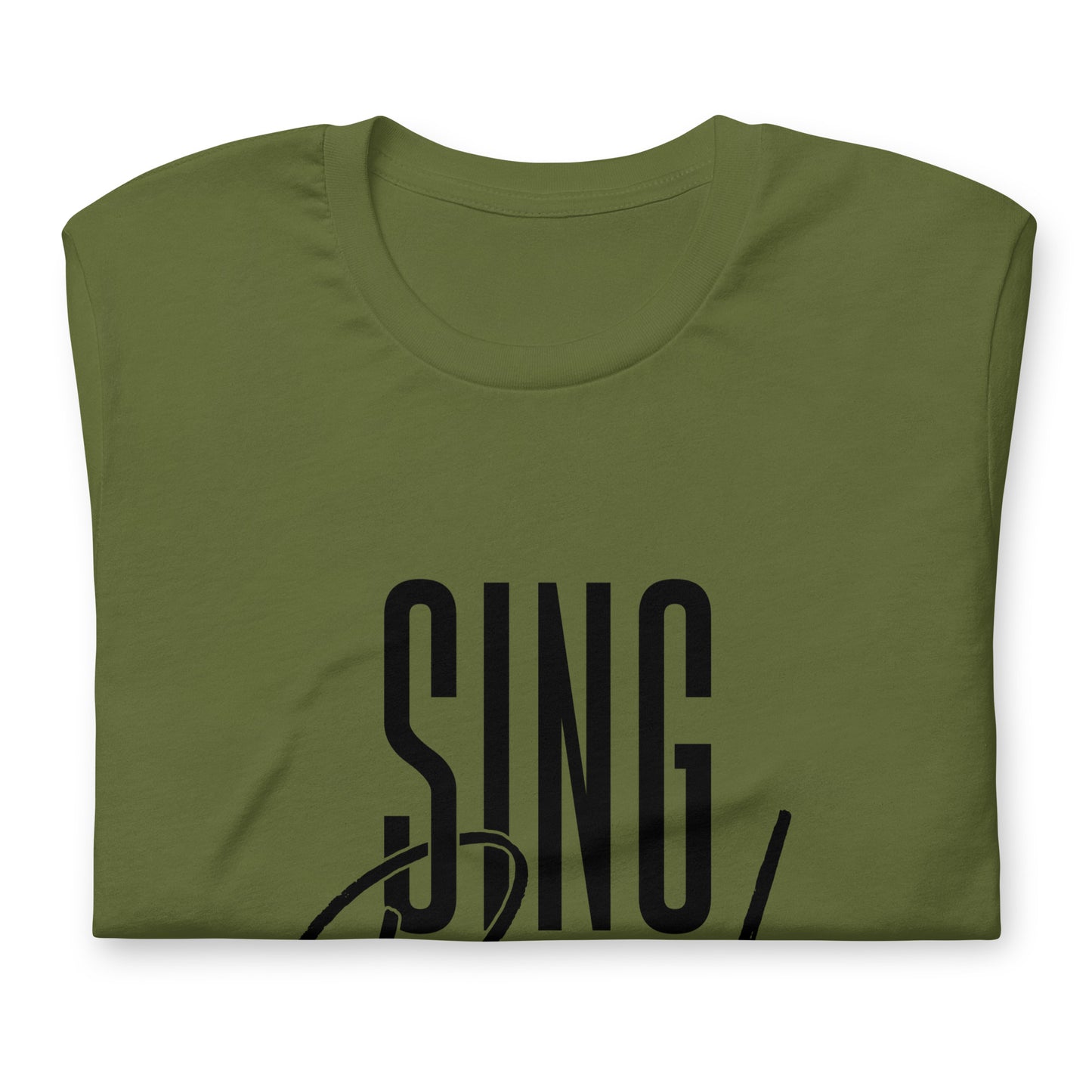 "Sing Bae!" Black Letter Tee