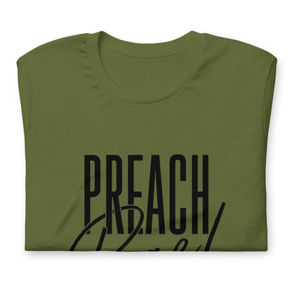 "Preach Bae!" Black Letter Tee