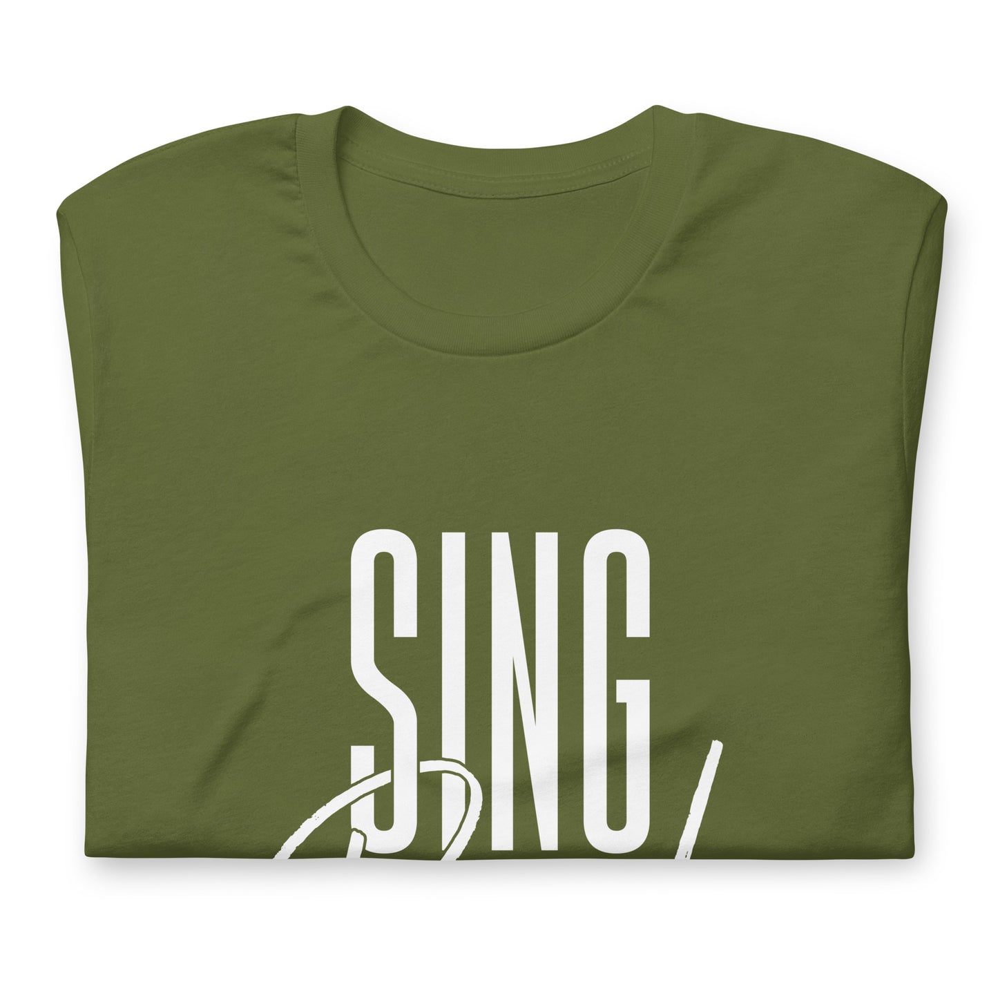 "Sing Bae!" White Letter Tee