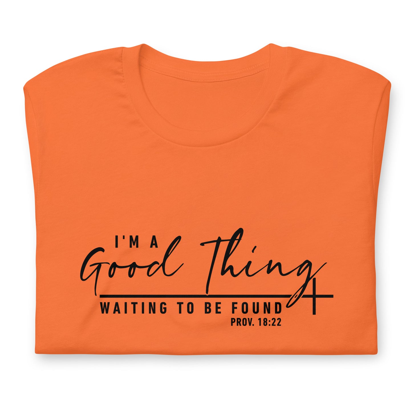 "Good Thing" Black Letter Tee