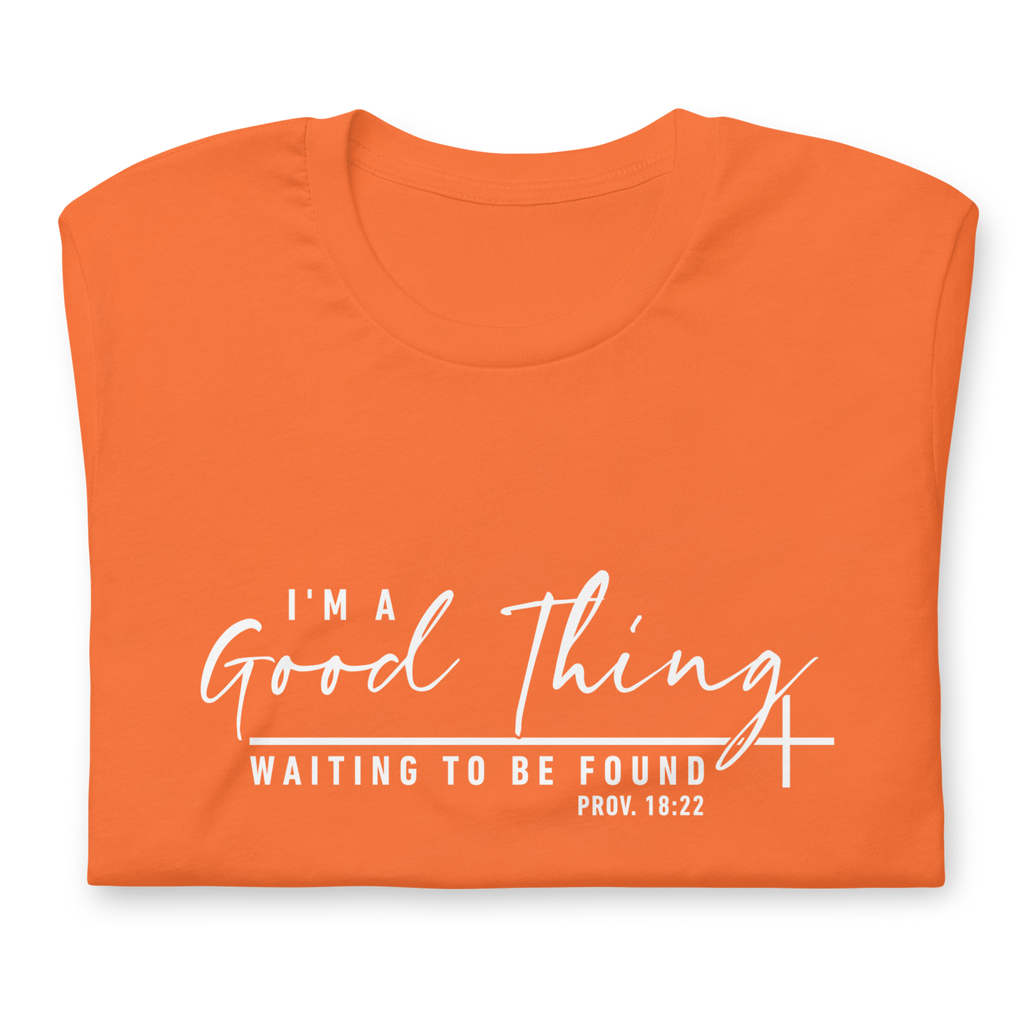 "Good Thing" White Letter Tee