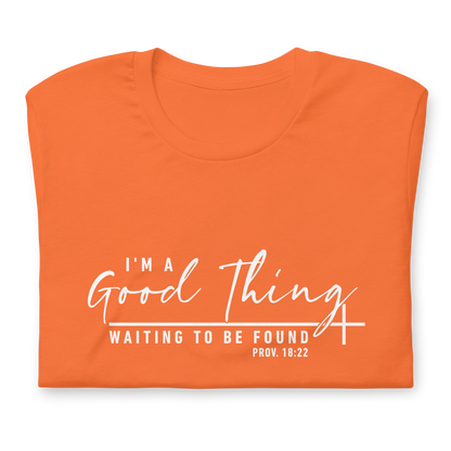 "Good Thing" White Letter Tee