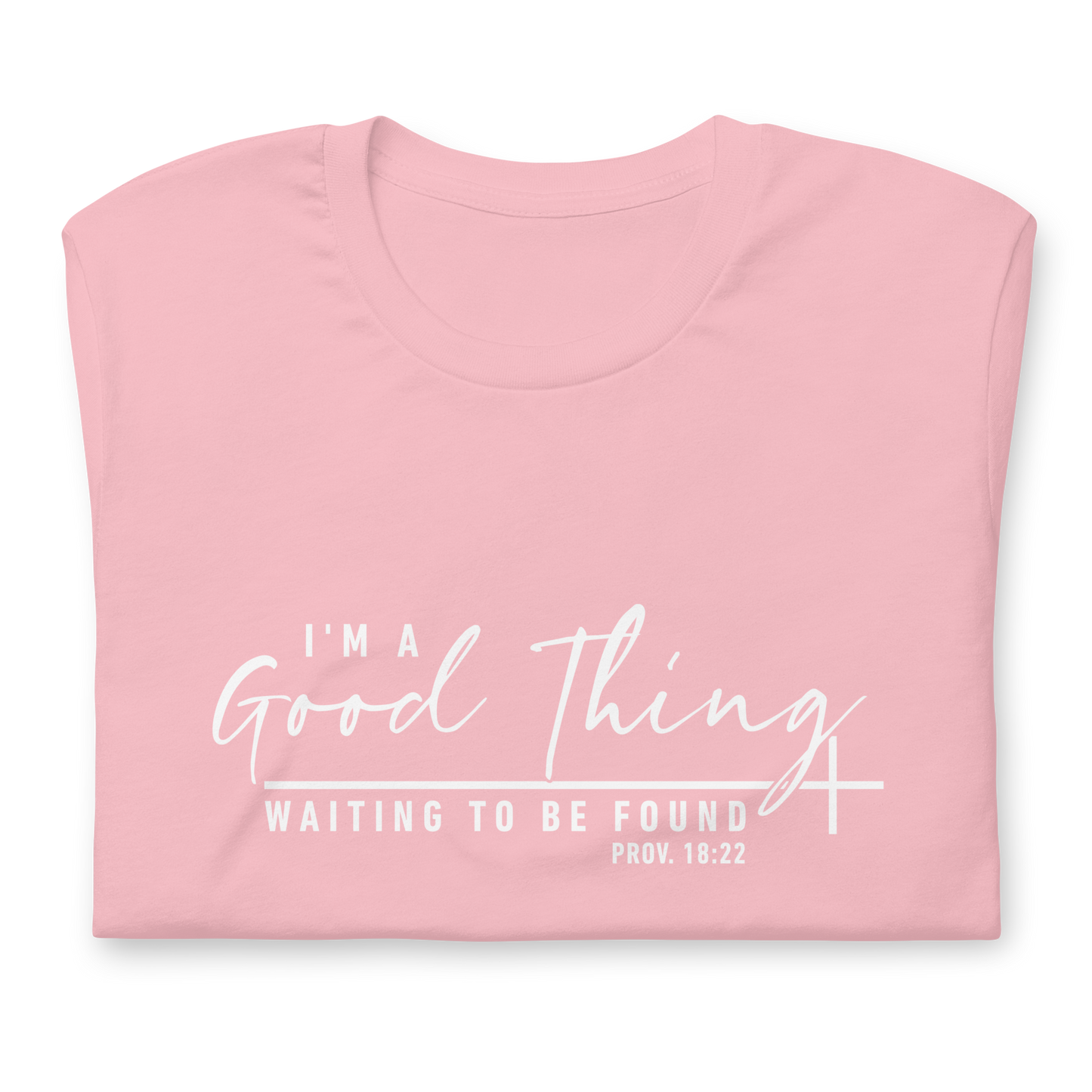 "Good Thing" White Letter Tee