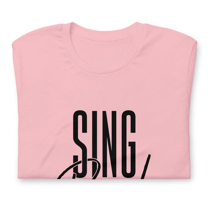 "Sing Bae!" Black Letter Tee