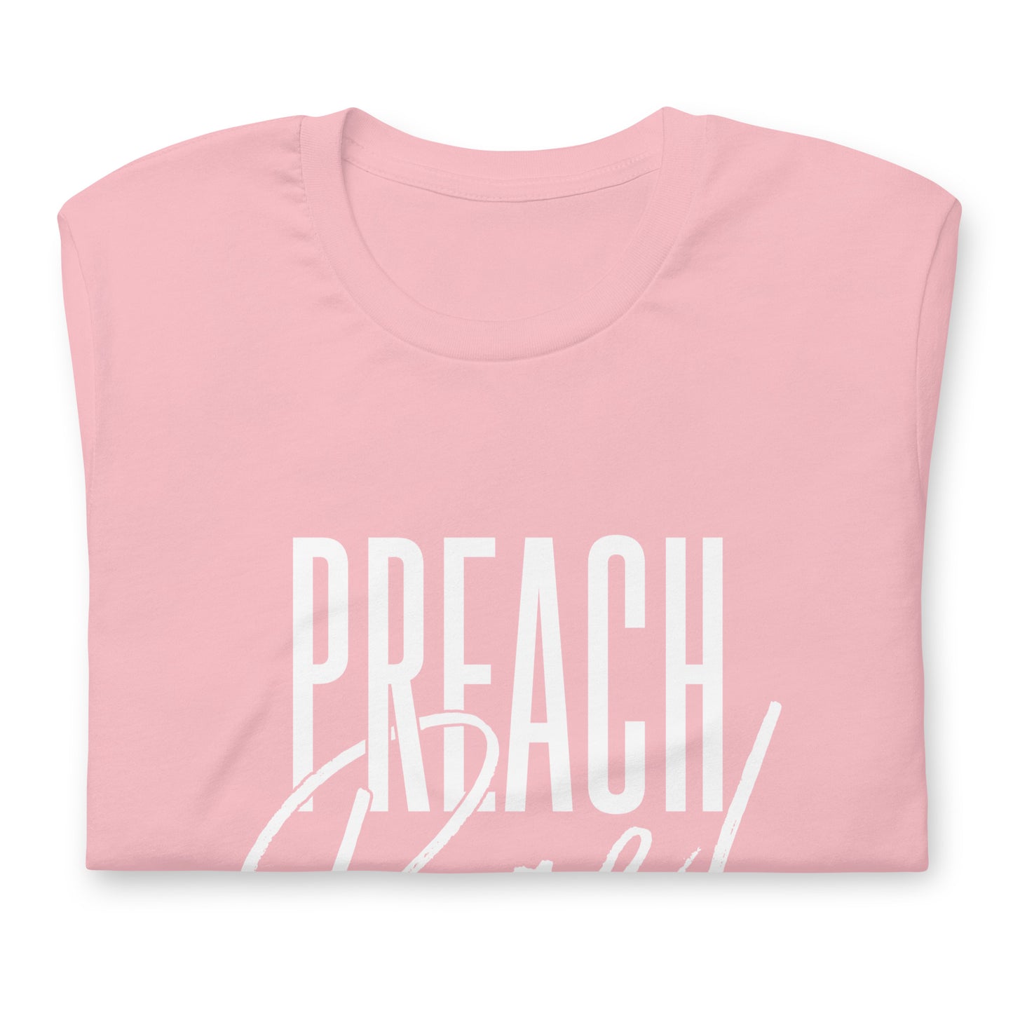 "Preach Bae!" White Letter Tee