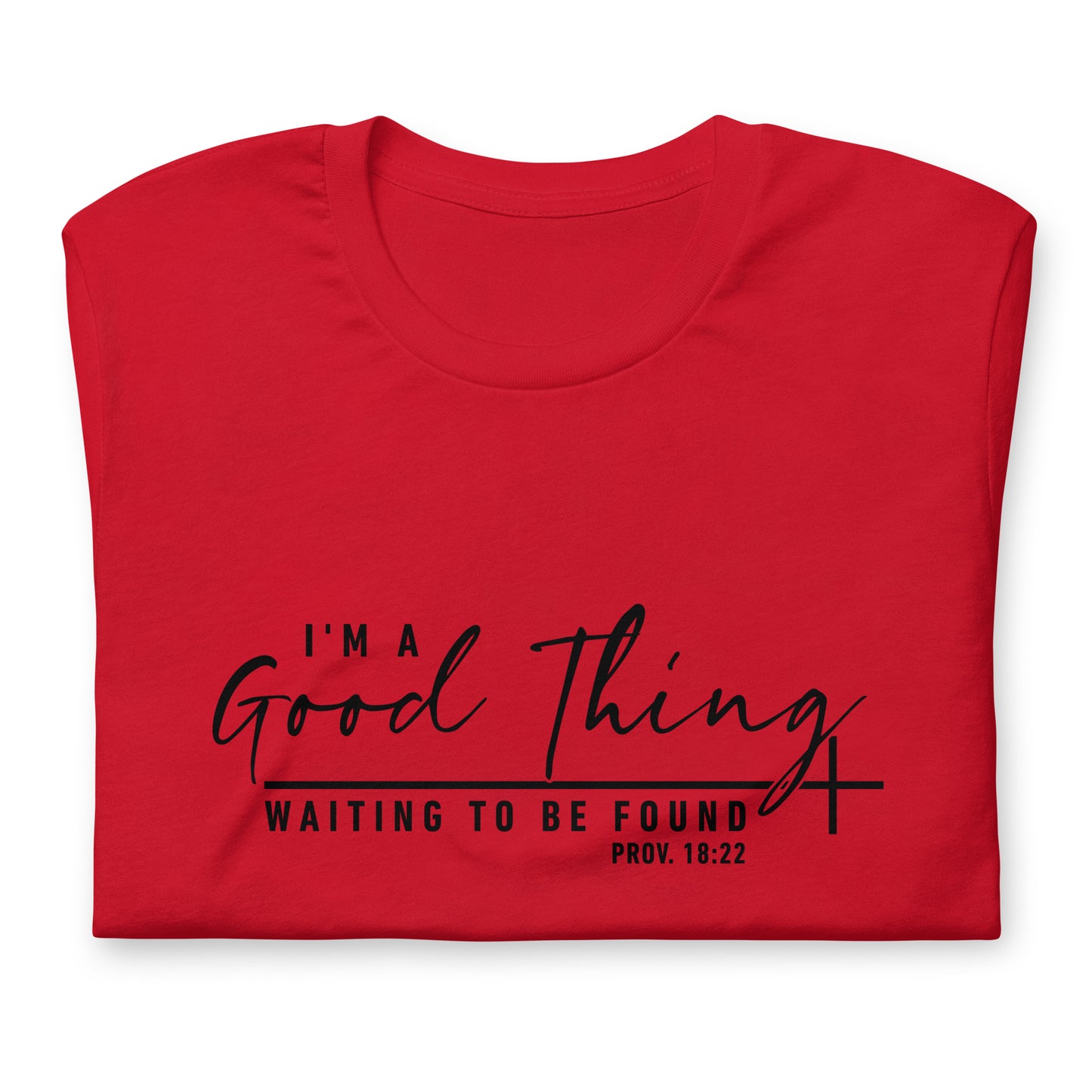 "Good Thing" Black Letter Tee