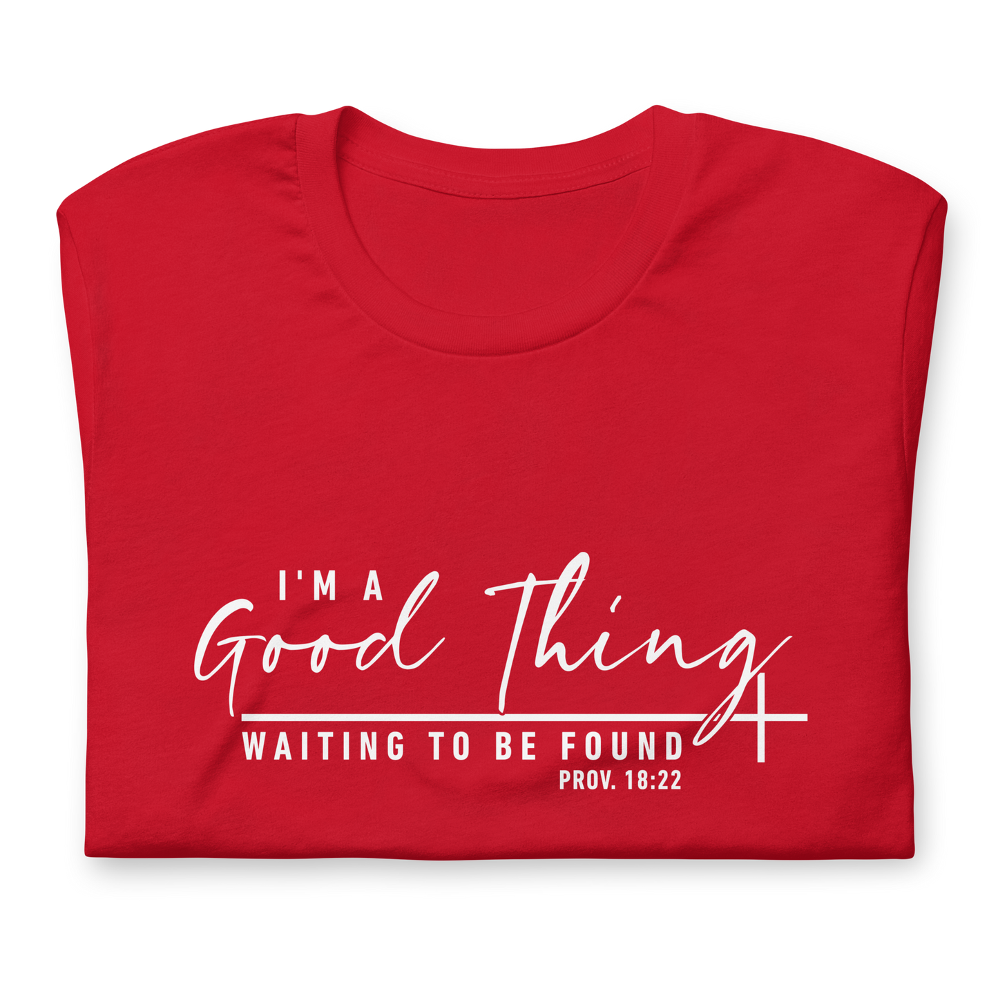 "Good Thing" White Letter Tee