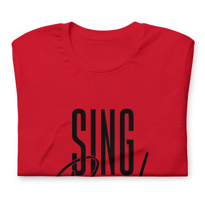 "Sing Bae!" Black Letter Tee