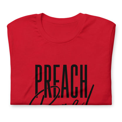 "Preach Bae!" Black Letter Tee