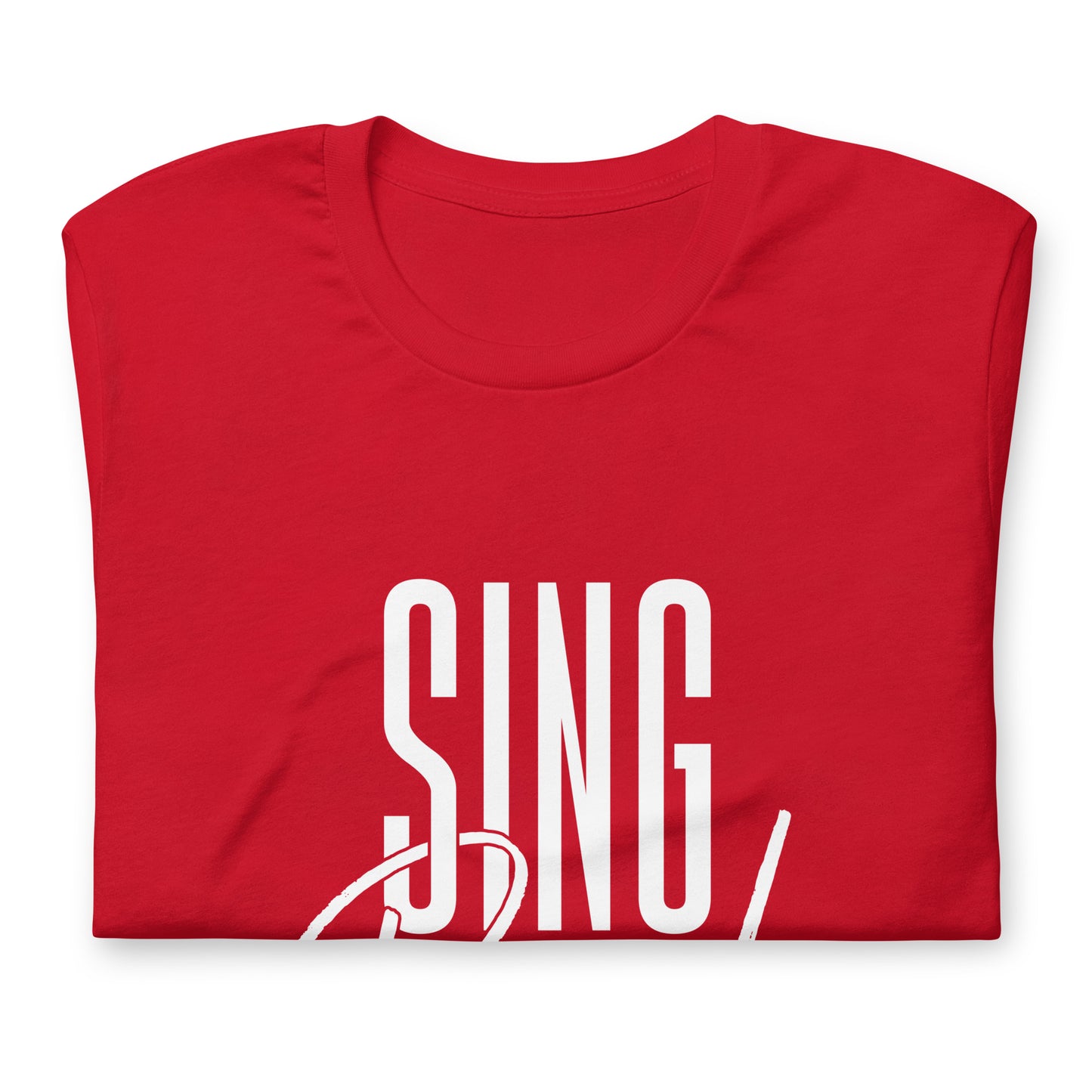 "Sing Bae!" White Letter Tee