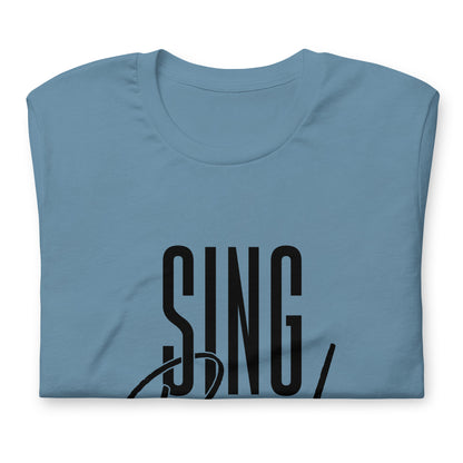 "Sing Bae!" Black Letter Tee