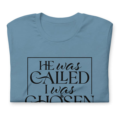 "I Was Chosen" Black Letter Tee