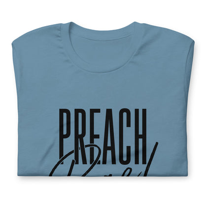 "Preach Bae!" Black Letter Tee