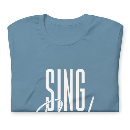 "Sing Bae!" White Letter Tee