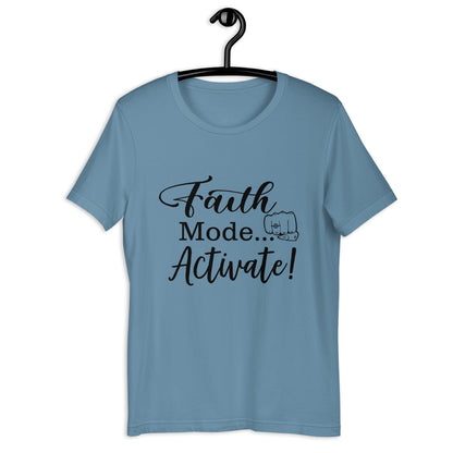 "Faith Mode" for Her Black Letter Tee