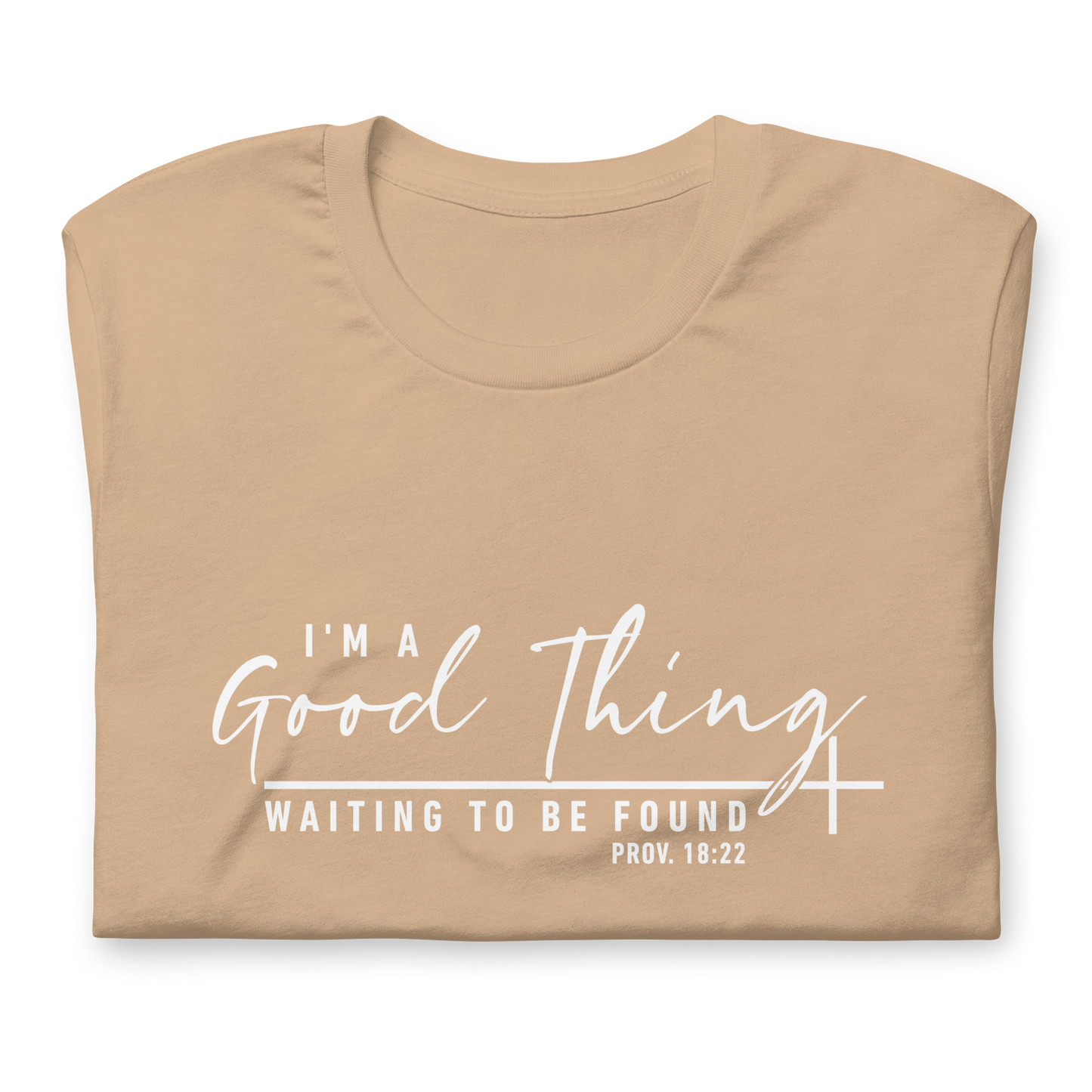 "Good Thing" White Letter Tee