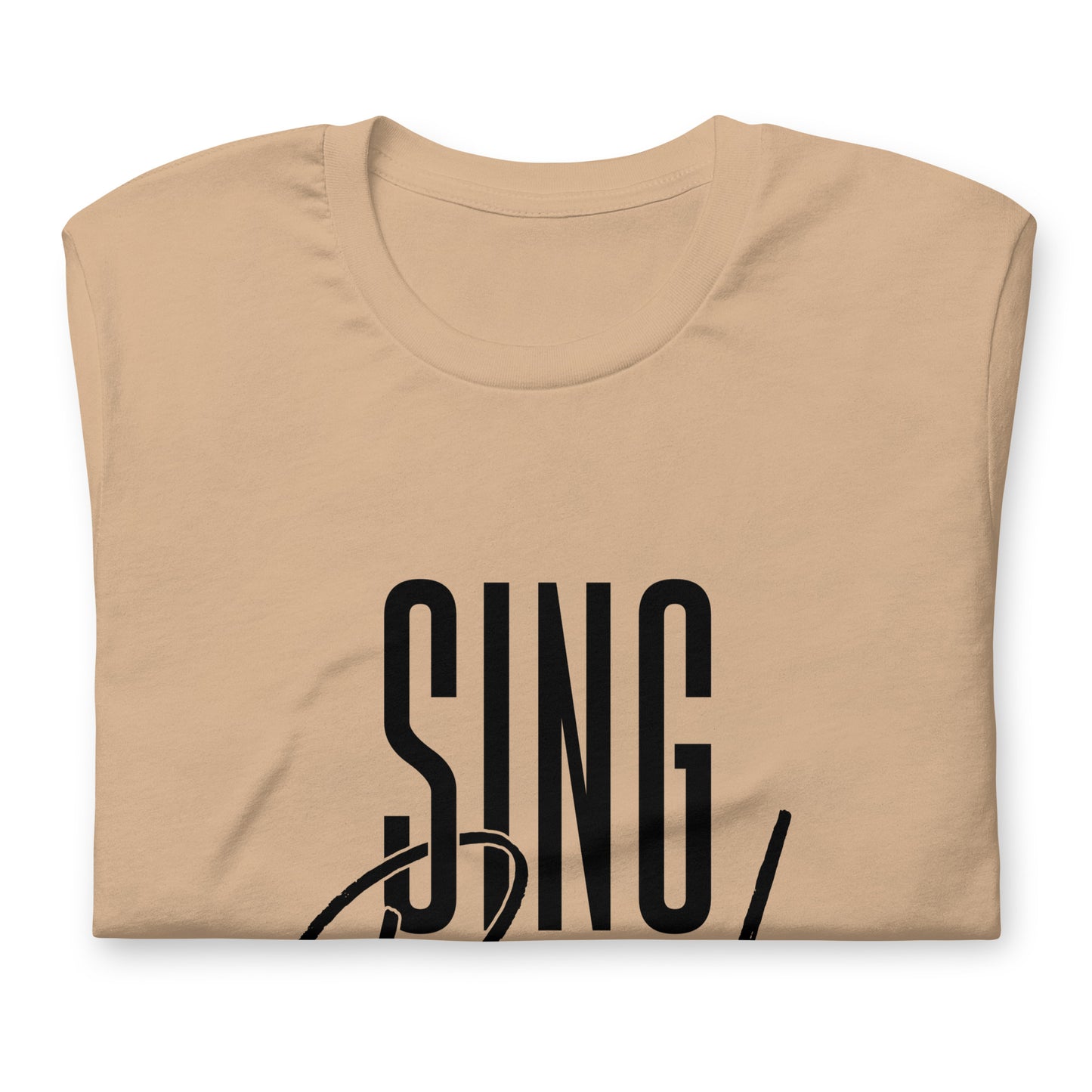 "Sing Bae!" Black Letter Tee