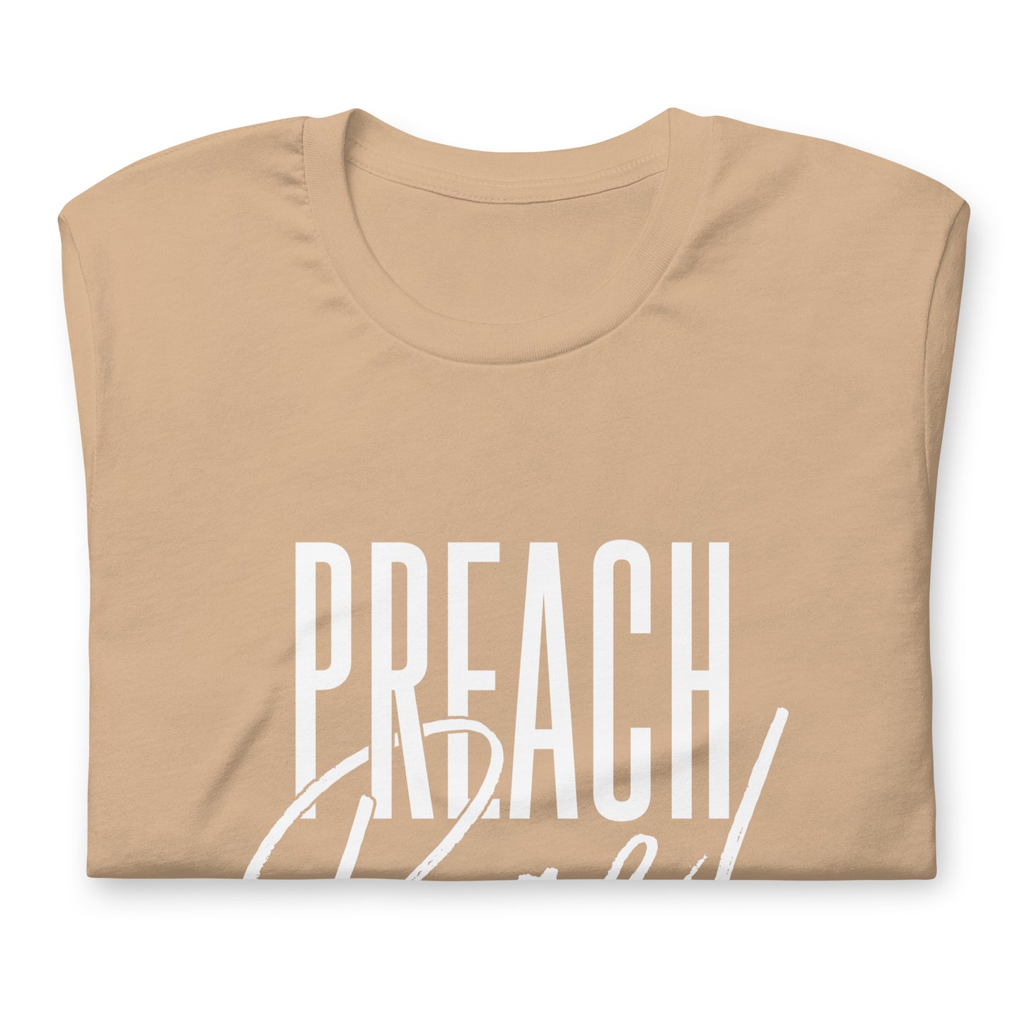 "Preach Bae!" White Letter Tee