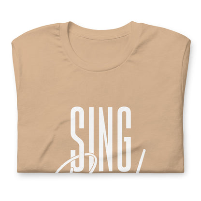 "Sing Bae!" White Letter Tee