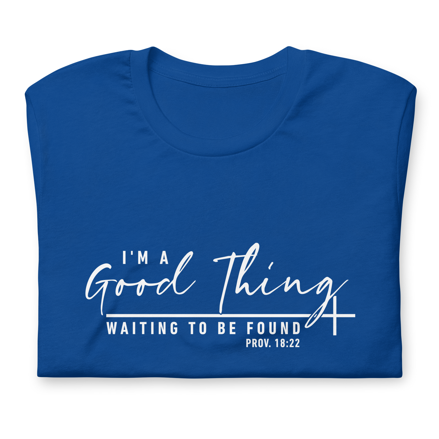 "Good Thing" White Letter Tee