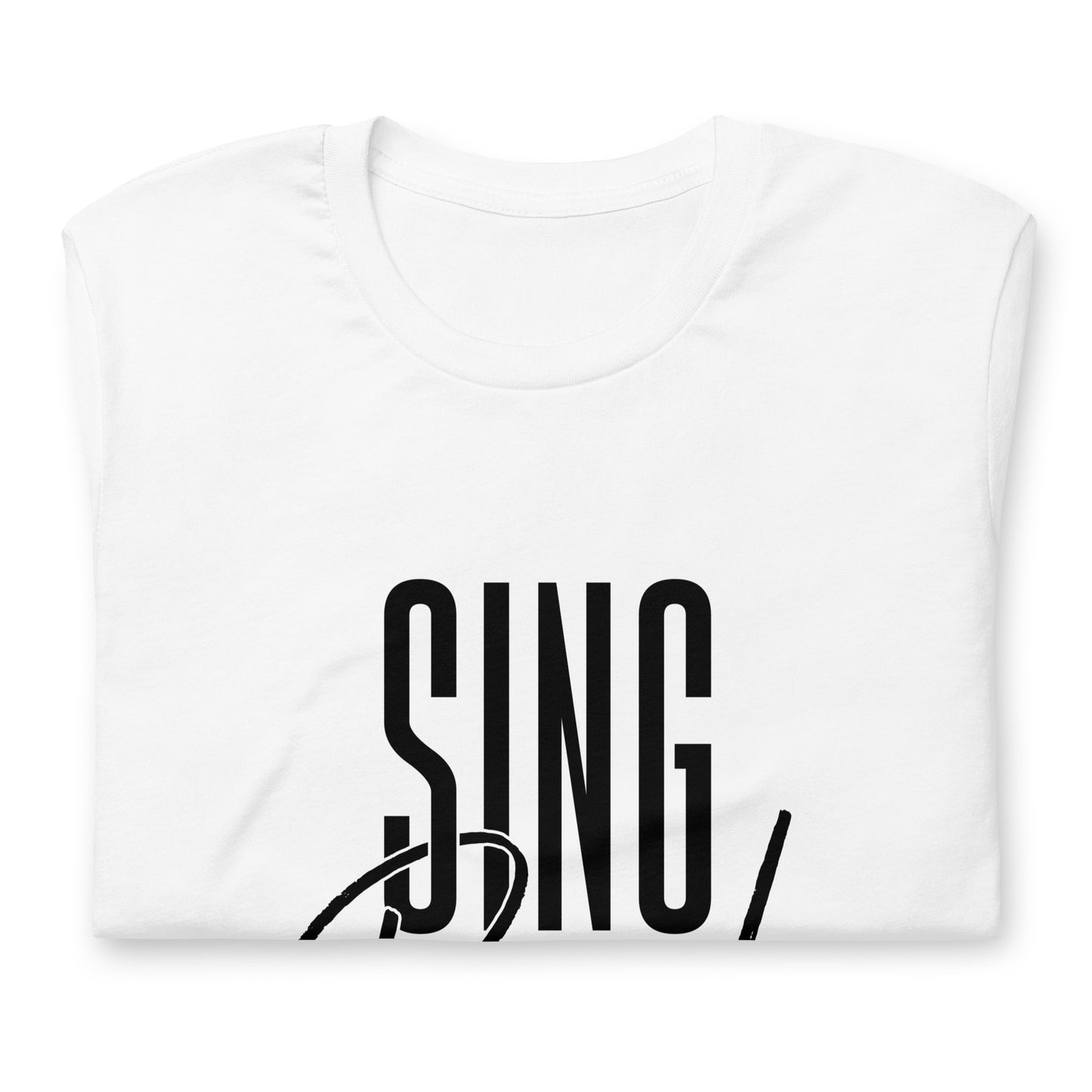 "Sing Bae!" Black Letter Tee