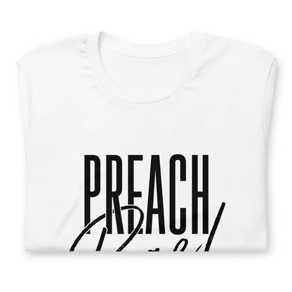 "Preach Bae!" Black Letter Tee