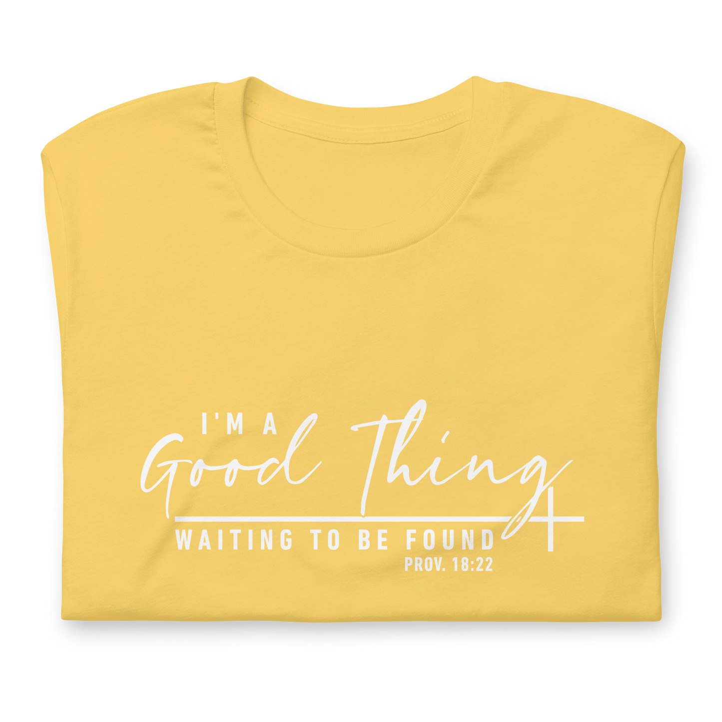 "Good Thing" White Letter Tee